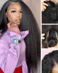 beginner friendly kinky straight v part human hair wigs