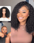 BFCM Combo|QVR Twist Curly Half Wig Human Hair