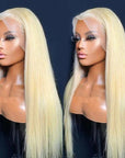 613 blonde body wave lace frontal human hair wigs for black women