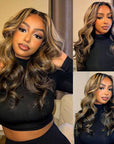natural-looking wear and go glueless wigs in blended brown tones