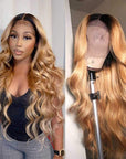 qvr wigs in 1b/27 ombre for a flawless, sun-kissed look.