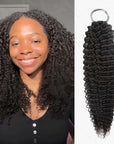 soft natural black small kinky curly machine made crochet braiding hair
