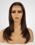 human hair wigs kinky straight with highlights for bold beauty