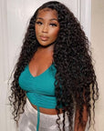 long water wave qvr wigs with soft baby hair for black queens