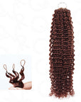 qvr hair reddish brown human hair crochet braids curly crochet hair