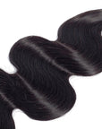 glossy body wave natural black human hair bundles