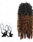 t1b/30 ombred human hair crochet braids, burmese curly crochet hair
