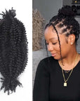 QVR Black Spring Twist Hair Extensions