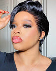 100 human hair pixie cut wigs for bold and fearless black women