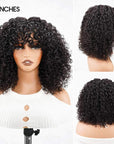 12 Inch Water Wave Short Bob Wigs Detail