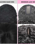 Bob Wig Cap Difference Between Machine Made Wig And Minumum Lace Wig