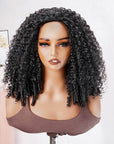 3 in 1 half wigs with burmese curly textures