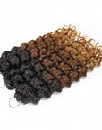 3 packs human hair crochet hair in 1b/30/27 colors