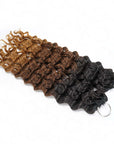 crochet hair extensions t1b/30/27 colored for protective styles