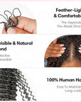 why choose our salt pepper crochet hair extensions