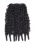 high quality coiled end human hair bundles for sew ins