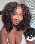 QVR Burmese Curly 5X5 Lace Closure Wig 250% Density Ready To Go Design Virgin Human Hair Wigs