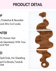advantages of qvr hair auburn brown body wave bulk hair