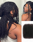 QVR No Short Hair Upgraded Afro Kinky Bulk Human Hair for Braiding & Mini Twists