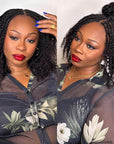 QVR No Short Hair Upgraded Afro Kinky Bulk Human Hair for Braiding & Mini Twists