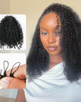 P3G5|Burmese Kinky Curly Feather Crochet Human Hair