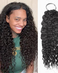 Model Show|QVR Water Wave Feather Crochet Human Hair