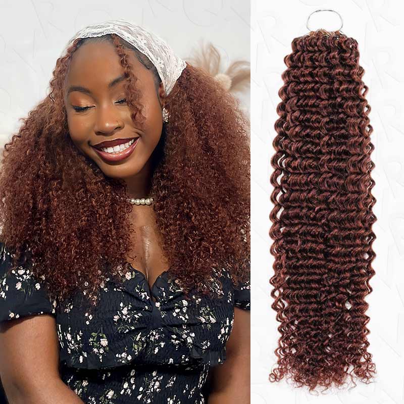 QVR #33B Small Kinky Curly Human Hair Crochet Braids – QVR Hair