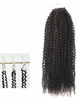 QVR Seamless Small Kinky Curly Feather Crochet Hair Highlight