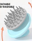 QVR Silicone Head Scalp Massager Shampoo Brush