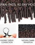 qvr miracle knots hairstyles feather crochet hair for locs style lightweight feel