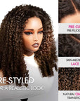 QVR Glueless Burmese Curly