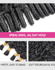 QVR Burmese Curly Boho Knotless Braids Human Bulk Hair Natural Black Human Braiding Hair Extensions