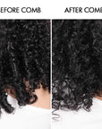 QVR Glueless Burmese Curly V Part Wigs Natural Black Invisible Lace Edge Human Hair Wig