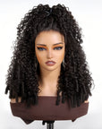 QVR Burmese Curly 5X5 Lace Closure Wig Ready To Go Design Virgin Human Hair Wigs