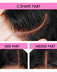 QVR Pre Everything Wear and Go Glueless Water Wave Lace Front Wig Voluminous Human Hair Wigs