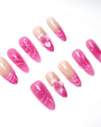 US Only|QVR Rose Red Blossom Press-On Nails