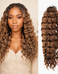 QVR Water Wave Feather Crochet Human Hair Highlight