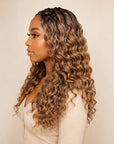 QVR Water Wave Feather Crochet Human Hair Highlight