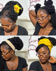 50% OFF|Natural Black Afro Kinky Bulk Human Hair
