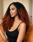 QVR Burmese Curly Feather Crochet Human Hair