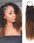 qvr small kinky curly t2/30 colored crochet braiding hair