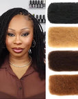 afro kinky bulk human hair for braiding