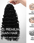 qvr braiding extensions human hair crochet braids, high quality and long lasting