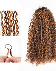 QVR Ramen Curl Feather Crochet Human Hair Highlight