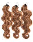 QVR Body Wave Feather Crochet Human Hair Highlight
