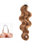 QVR Body Wave Feather Crochet Human Hair Highlight