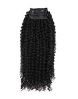 QVR Tight Curly PU Clip In Hair Extensions 9PCS 5PCS Volumizer Human Hair