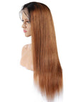 100% virgin human hair glueless wigs in ombre color