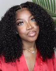 human hair wigs in deep wave style, perfect for black women.