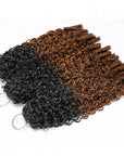 black to brown ombred burmese curly crochet braids for sale